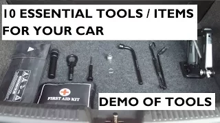 10 Essential Tools / Items That Should Be Always in The Car