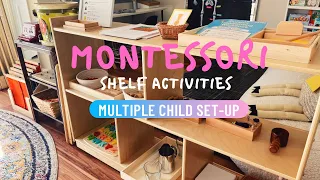 Montessori Activities for Multiple Children #montessoriwithhart