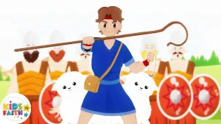 David and Goliath | Popular Bible Stories | Kids Faith TV Animated Cartoons