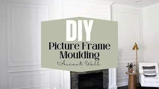 DIY Wall Picture Frame Moulding {Step-By-Step Tutorial}