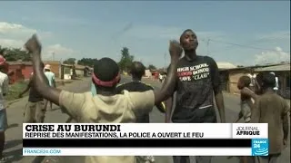 BURUNDI : "On a peur de manifester. La police tire sur les gens"