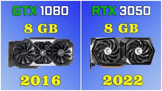 GTX 1080 vs RTX 3050. Gaming Test