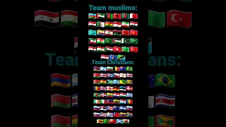 Team Muslims vs Team Christians