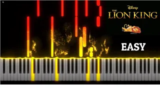 The Lion King - Can You Feel The Love Tonight - Piano Tutorial EASY