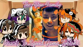 💗✨|| The Afton Family Reacts To Squid Game Tiktoks || ✨💗 || 1K subscribers special💖💗✨