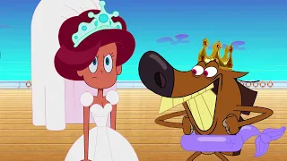 ZIG e SHARKO 🌴 o pretendente de Mairna 💍 Zig e Sharko Brasil | Desenho Animado em português