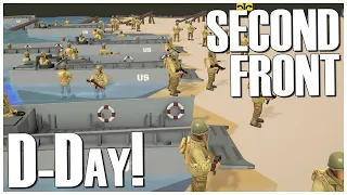 Second Front D-Day! | Hexdraw | Microprose | World War 2 Tactical Combat Wargame | PC Game