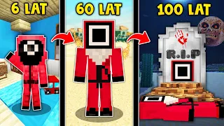 ŻYCIE OCHRONIARZA SQUID GAME W MINECRAFT?! GPLAY & LUMI