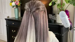 ASMR  Bridal Hair STYLING  Perfectionist Hair Fixing , Adjustments , Finishing Touches 🤣