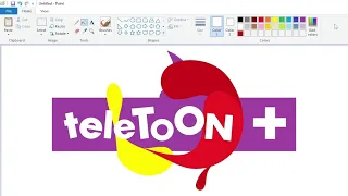 How to draw a Teletoon+ logo using MS Paint | How to draw on your computer