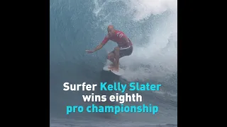 Pro surfing legend Kelly Slater stuns with eighth pro win