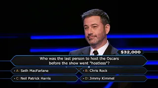 Andy Cohen Asks Jimmy Kimmel About the Oscars - Who Wants To Be A Millionaire