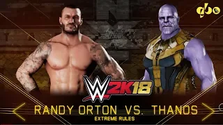 WWE 2k18 Randy Orton Vs Thanos Bloodiest Battle