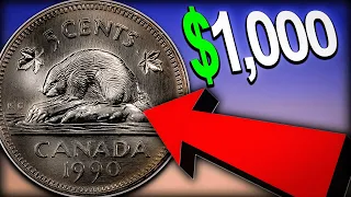 1990 Nickel Error Worth "BIG MONEY" - Valuable Canadian Coins in Your Pocket Change!!