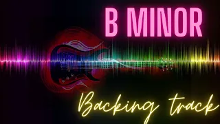 B minor guitar backing track pop