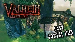 I Built an Easy Portal Hub in Valheim | Valheim Builds