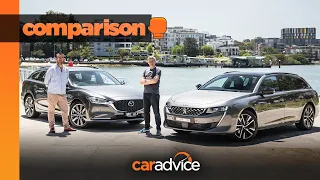 2020 Peugeot 508 GT v Mazda 6 Atenza comparison: wagon showdown | CarAdvice