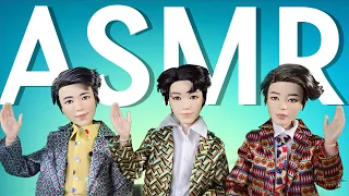 BTS dolls try ASMR! (RM, J-Hope, Jimin) 방탄소년단 ASMR