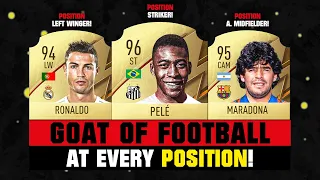 Who's The GOAT At Every Position in Football! 🐐😱 ft. Pele, Maradona, Ronaldo… etc