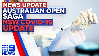 Three COVID-19 cases linked to Aus Open, NSW records 0 new cases | 9 News Australia