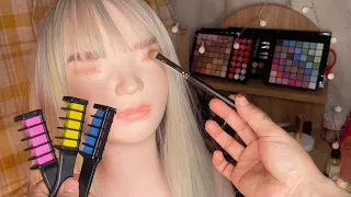 (SUB)ASMR | Come get your makeup done after a long time / Makeup shop skit / Makeup shop