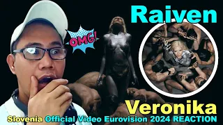 Raiven - Veronika | Slovenia 🇸🇮 | Official Video | Eurovision 2024 REACTION