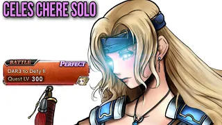 [DFFOO GL] The easiest solo fight ever! DAR3 to Defy 2 | Celes Chere solo