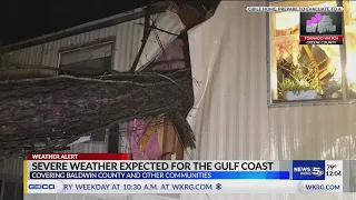 VIDEO: Severe weather expected for Baldwin County