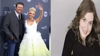 Gwen Stefani Wears Dramatic Ballgown for Glam Red Carpet Date Night with Blake Shelton