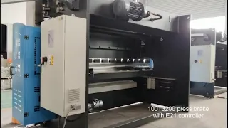 China best sale Hydraulic NC press brake 100TonX 3200mm with E21 controller