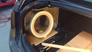 Lexus GS Fiberglass Subwoofer Box PART 1