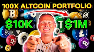 Taking $10K To $1M In CRYPTO? | My 2024 Bullrun Crypto Altcoin Portfolio!