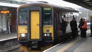 FGW 153361 Departs Westbury For Great Malvern