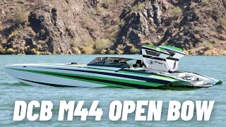 On Board the only DCB M44 Open Bow with Twin 1550s at Lake Havasu