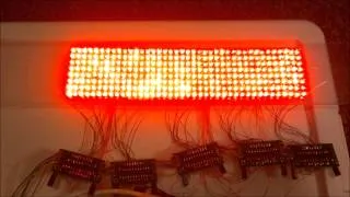 Daft Punk Thomas  320 LED  Display # 10  (1st Version with PCBs)