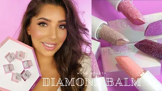 Unboxing Huda Beauty Diamond BALM ! COMPLETELY SHOCKED ! REVIEW + SWATCHES