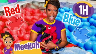 Red Dragon VS Blue Dragon | Educational Videos for Kids | Blippi and Meekah Kids TV