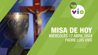 Misa de hoy ⛪ Miércoles 17 Abril de 2024, Padre Luis Vivó #TeleVID #MisaDeHoy #Misa