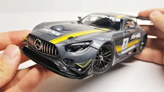 How to build a 1/24 Mercedes AMG-GT3 Tamiya Step by step