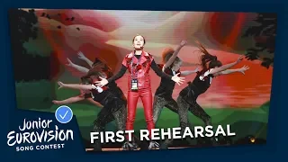 Manw - Perta - First Rehearsal - Wales - Junior Eurovision 2018