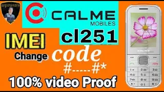 Calme CL251 IMEI REPAIR 2023