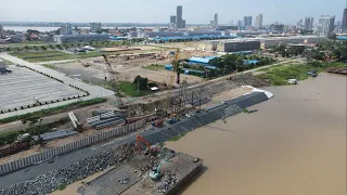 Development of Chroy Changvar Satellite City Area of ​​Phnom Penh, Cambodia