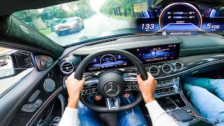 Straight Piped Mercedes AMG E63s Final Edition POV Drive - Crazy Performance