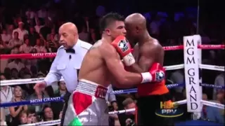 Floyd Mayweather vs Victor Ortiz KO