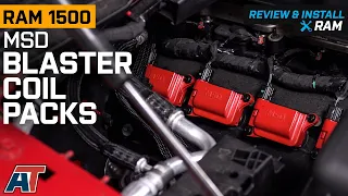 2005-2021 RAM 1500 5.7L MSD Blaster Coil Packs; Red Review & Install