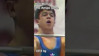 Halil Mutlu 1992 Avrupa Şampiyonası 137.5 kg Silkme