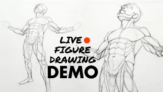 Male Figure Drawing Livestream W/ Brian Knox