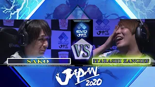 SFV CE - Sako(Menat) VS Itabashi Zangief(Abigail) - Loosers Quarter Finals Top 8 Evo Japan 2020