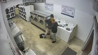 Girls steal clothes from laundromat