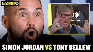 Simon Jordan REACTS to Tony Bellew's EPIC RANT hitting back at his criticism of Anthony Joshua 🔥🥊